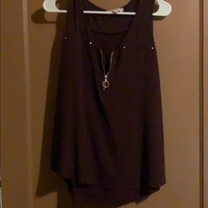 Maroon tank top